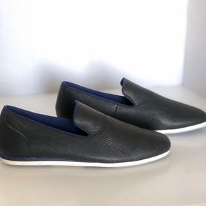 Men’s Aldo Slip On Black Leather Sz 10